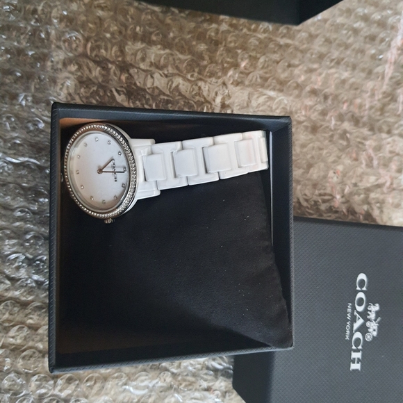 NEW Coach Audrey Crystal 35mm Watch - Picture 5 of 10